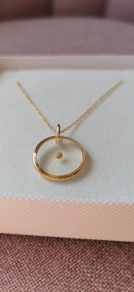 Real Mustard seed faith necklace on 14k gold filled or Gold plated chain. For Faith, Humble beginnings, fertility. Personalised jewellery